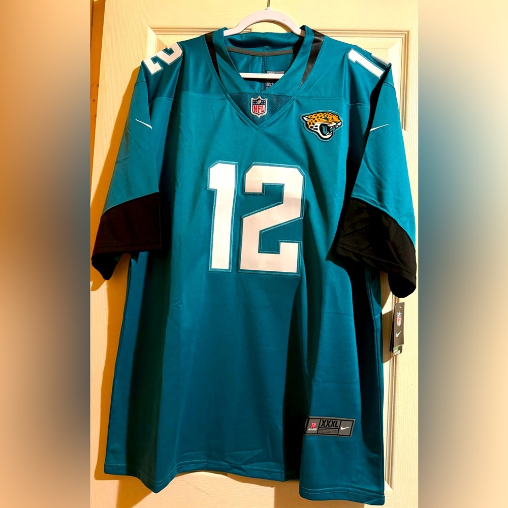 Jacksonville Jaguars Teal and Black NFL Jersey
